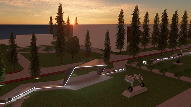 空军某部队旅史长廊