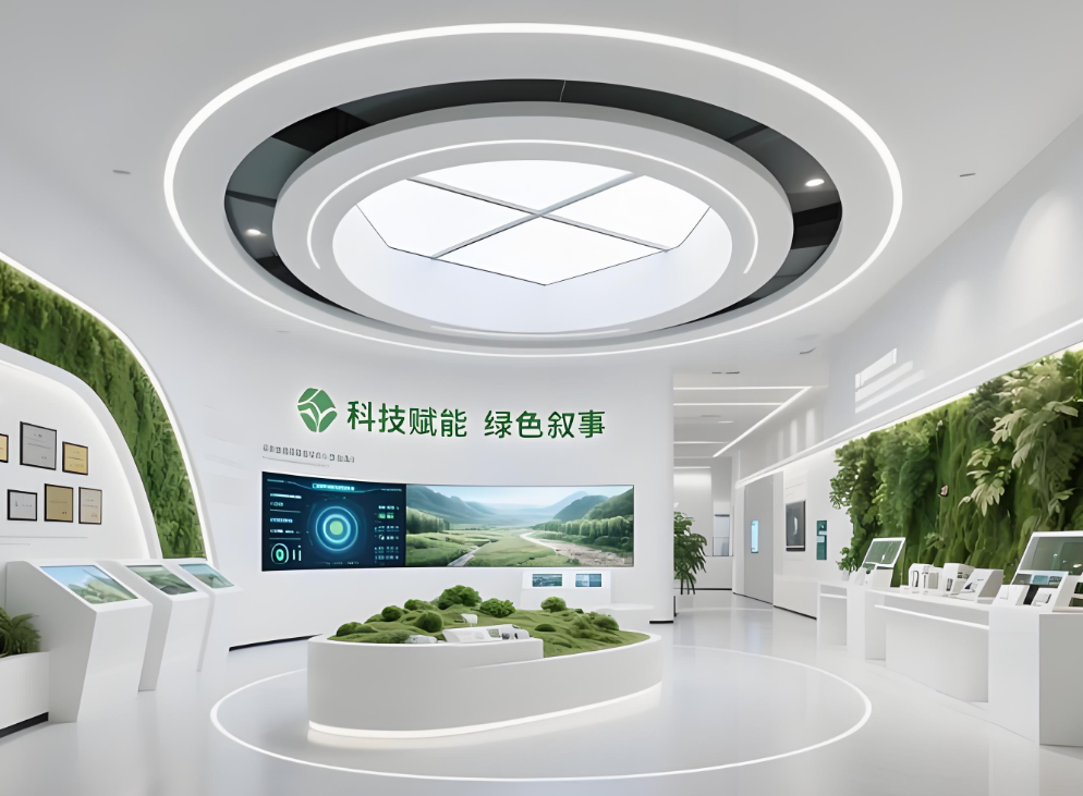低碳赋能空间：新时代展厅的绿色设计与生态表达